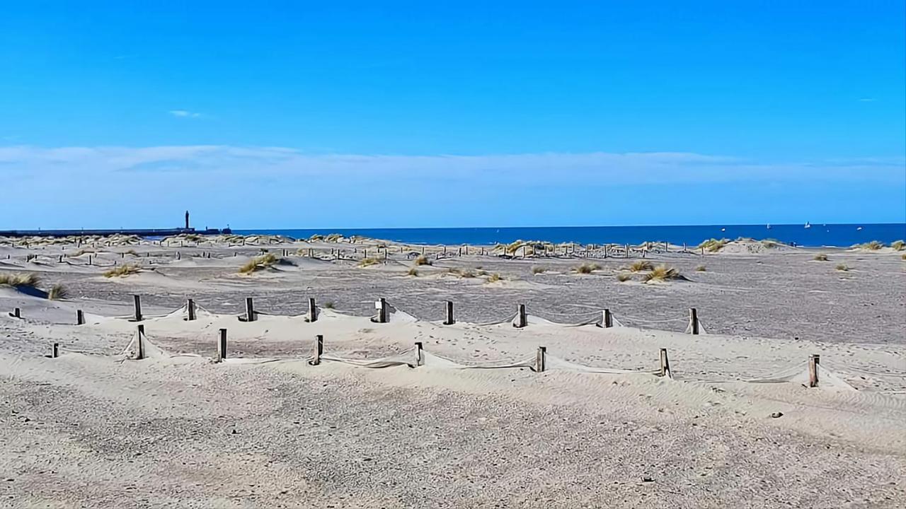 Studio Malouin - Sur La Digue De Malo Les Bains Avec Vue Sur Mer מראה חיצוני תמונה